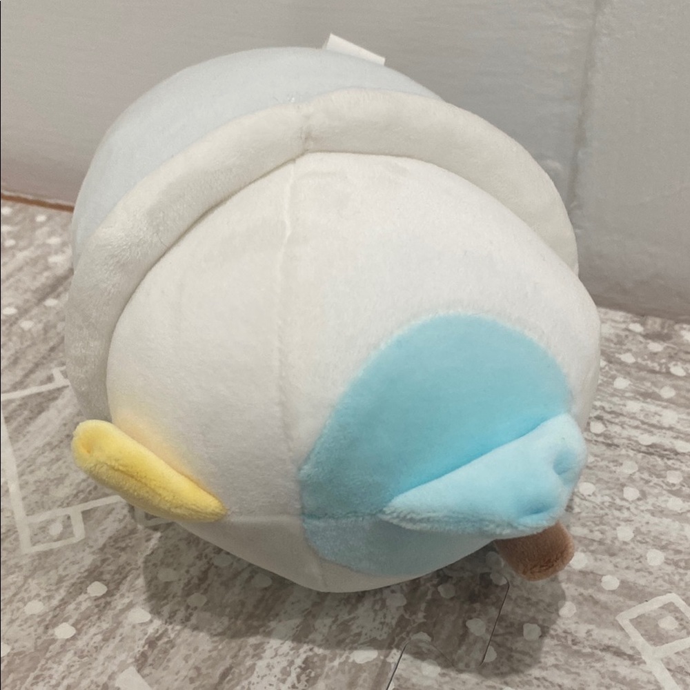 White and Blue Stuffed Boba Cat - Picture 14 of 16